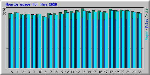 Hourly usage for May 2026